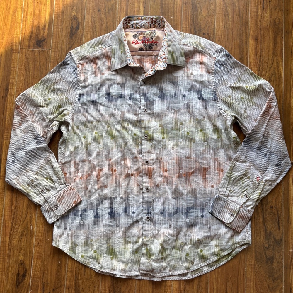 Robert Graham Multicolour Geometric Button Down Shirt